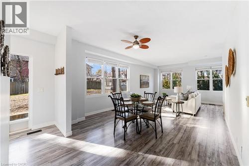 Open concept living/dining area - 4199 Longmoor Drive Unit# 6, Burlington, ON - Indoor Photo Showing Dining Room