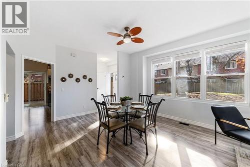 Lots of natural light from large windows - 4199 Longmoor Drive Unit# 6, Burlington, ON - Indoor Photo Showing Dining Room