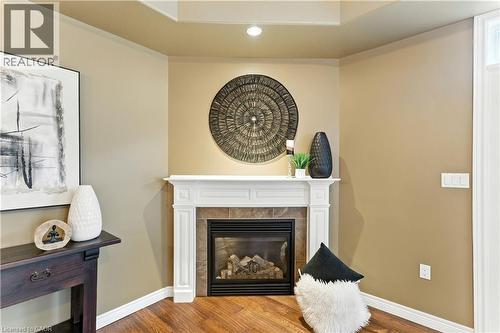 100 Fall Fair Way, Binbrook, ON - Indoor With Fireplace