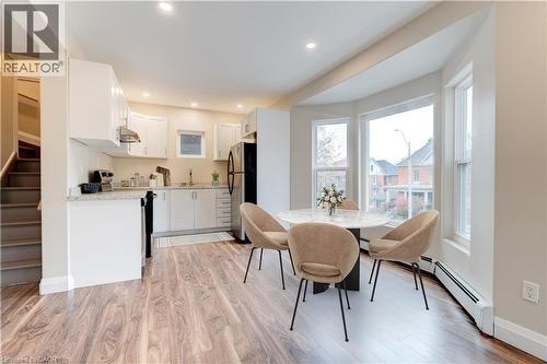 Staged Dining Upper unit - 152 Sanford Avenue S, Hamilton, ON - Indoor