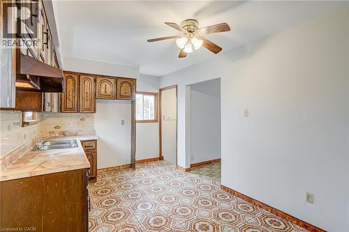 53 Sherman Avenue N, Hamilton, ON - Indoor Photo Showing Kitchen With Double Sink