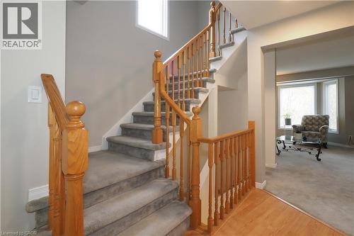 Staircase with railing - 511 Oakvale Drive Unit# 1, Waterloo, ON - Indoor Photo Showing Other Room
