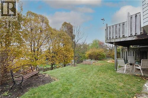 View of yard with a patio area and wooden deck - 511 Oakvale Drive Unit# 1, Waterloo, ON - Outdoor