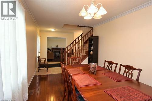 7 Southside Place Unit# 49, Hamilton, ON - Indoor Photo Showing Dining Room