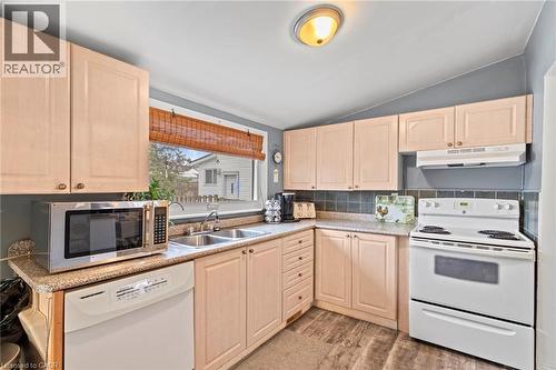 46 Adeline Avenue, Hamilton, ON - Indoor Photo Showing Kitchen With Double Sink