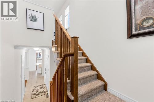 Stairs to upper level - 45 Hemlock Way, Grimsby, ON - Indoor Photo Showing Other Room