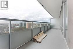 Balcony with a city view - 