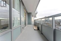 Balcony with a view of city - 