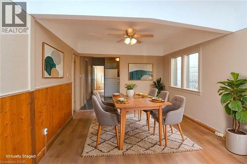 92 Gertrude Street, Hamilton, ON - Indoor Photo Showing Dining Room