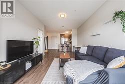 Living area with wood finished floors - 