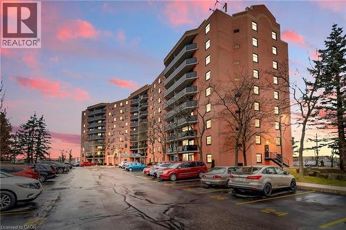 9 Bonheur Court Unit# 902, Brantford, ON - Outdoor With Balcony With Facade