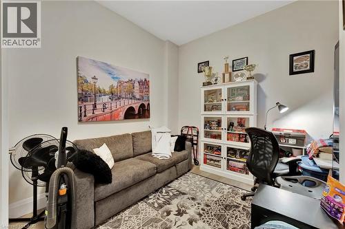 Office space featuring wood finished floors - 85B Morrell Street Unit# 117, Brantford, ON - Indoor