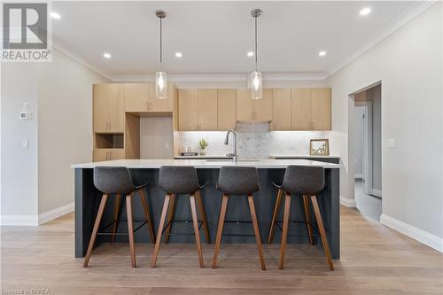 107 Judd Drive, Simcoe, ON - Indoor Photo Showing Kitchen With Upgraded Kitchen