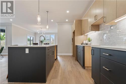 107 Judd Drive, Simcoe, ON - Indoor Photo Showing Kitchen With Upgraded Kitchen
