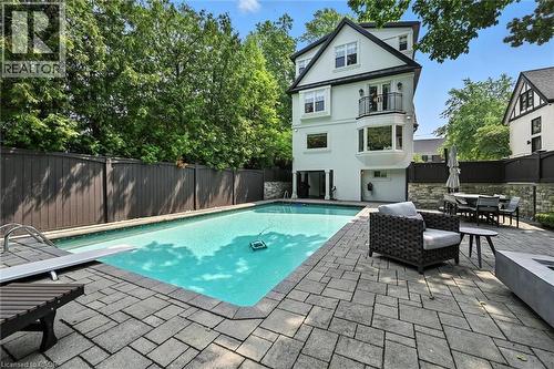 112 Chedoke Avenue, Hamilton, ON - Outdoor With In Ground Pool With Deck Patio Veranda