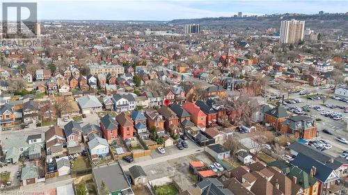 Birds eye view of property featuring a residential view - 181 West Avenue N, Hamilton, ON - Outdoor With View