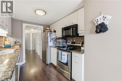 430 Pearl Street Unit# 403, Burlington, ON - Indoor Photo Showing Kitchen With Double Sink