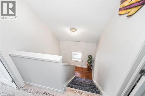 Stair well leading to second floor - 199 Kimberly Drive, Hamilton, ON - Indoor Photo Showing Other Room