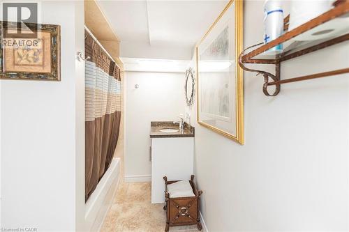 Lower level bathroom - 199 Kimberly Drive, Hamilton, ON - Indoor Photo Showing Other Room