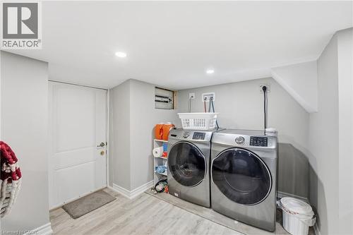 Main house - finished basement. Laundry - 26 Terrace Hill Street, Brantford, ON - Indoor Photo Showing Laundry Room