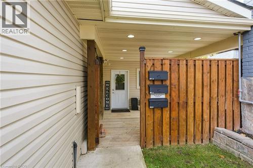 Apartment A - Ground level. 2 bedroom - 1 bathroom. Private deck in the rear - 26 Terrace Hill Street, Brantford, ON - Outdoor With Exterior