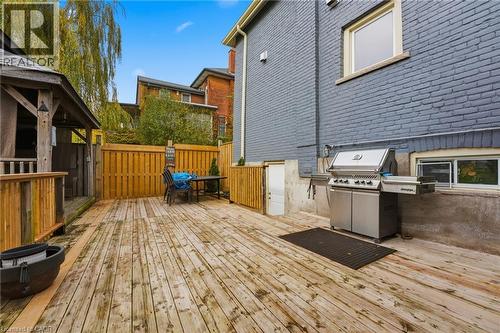 Main house deck. - 26 Terrace Hill Street, Brantford, ON - Outdoor With Deck Patio Veranda With Exterior