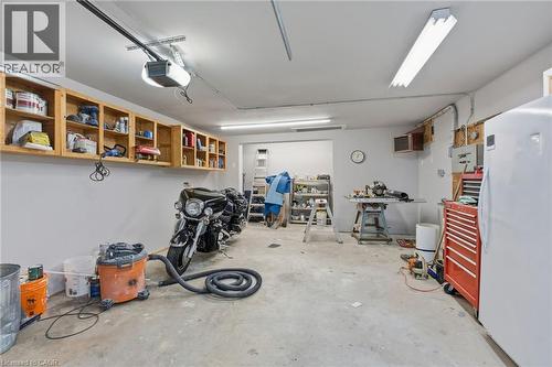 1.5 car garage. Heated and insulated. (23.5 x 17.4) With extra storage area area - 26 Terrace Hill Street, Brantford, ON - Indoor Photo Showing Other Room