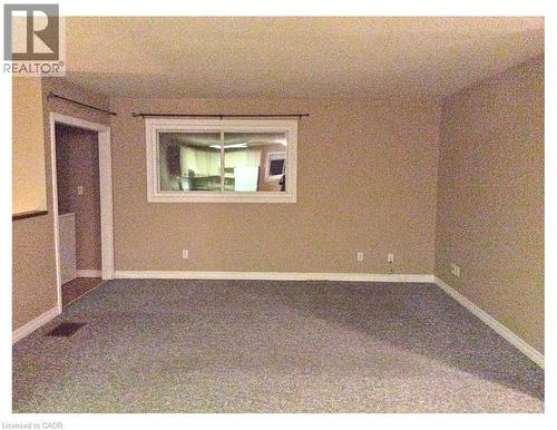 Photos taken prior to current tenant residing in the unit - Apartment B - Second floor rental - Living Room - 26 Terrace Hill Street, Brantford, ON - Indoor Photo Showing Other Room