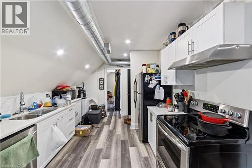 220 Caroline Street S, Hamilton, ON - Indoor Photo Showing Kitchen With Double Sink