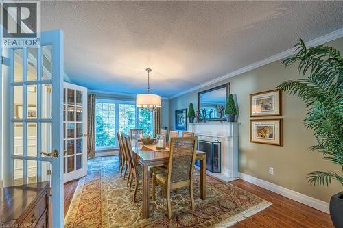 1338 Prince Albert Court, Mississauga, ON - Indoor Photo Showing Dining Room With Fireplace