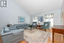 Vaulted ceiling in living room - 