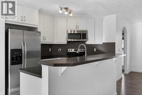 512 Evanston Drive Nw, Calgary, AB - Indoor Photo Showing Kitchen With Upgraded Kitchen