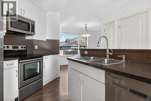 512 Evanston Drive Nw, Calgary, AB - Indoor Photo Showing Kitchen With Double Sink
