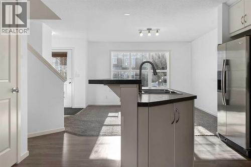 512 Evanston Drive Nw, Calgary, AB - Indoor Photo Showing Kitchen With Double Sink