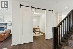 Office on the Main Floor with Barn Door - 