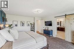 Barn door leading into the Ensuite Bathroom - 