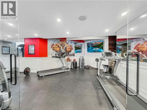 16 Westlake Boulevard, Brantford, ON - Indoor Photo Showing Gym Room