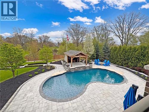 16 Westlake Boulevard, Brantford, ON - Outdoor With In Ground Pool
