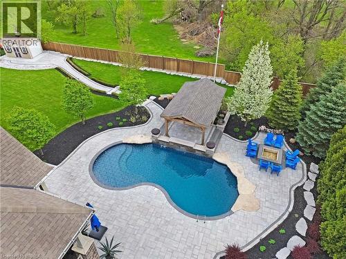 16 Westlake Boulevard, Brantford, ON - Outdoor With In Ground Pool With Deck Patio Veranda With Backyard