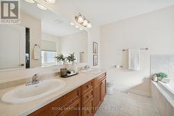 Extended vanity with double sinks - 