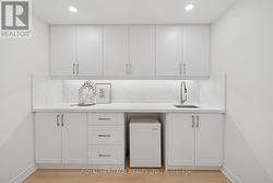 Quartz countertops & backspash with inlay sink - 