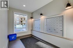 Mailboxes in foyer - 