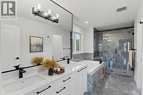 14 Ranchers Meadows, Okotoks, AB - Indoor Photo Showing Bathroom