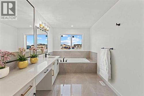 8 Ranchers Meadows, Okotoks, AB - Indoor Photo Showing Bathroom