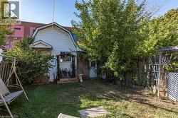 View of fenced backyard - 