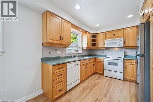 2237 Joyce Street, Burlington, ON - Indoor Photo Showing Kitchen With Double Sink
