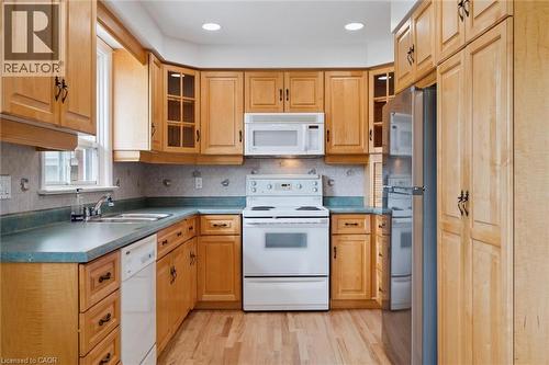 2237 Joyce Street, Burlington, ON - Indoor Photo Showing Kitchen With Double Sink