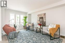 Living area with wood finished floors - 