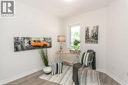 Bedroom or Office space with wood finished floors - 