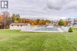 View of yard featuring view of scattered trees - 